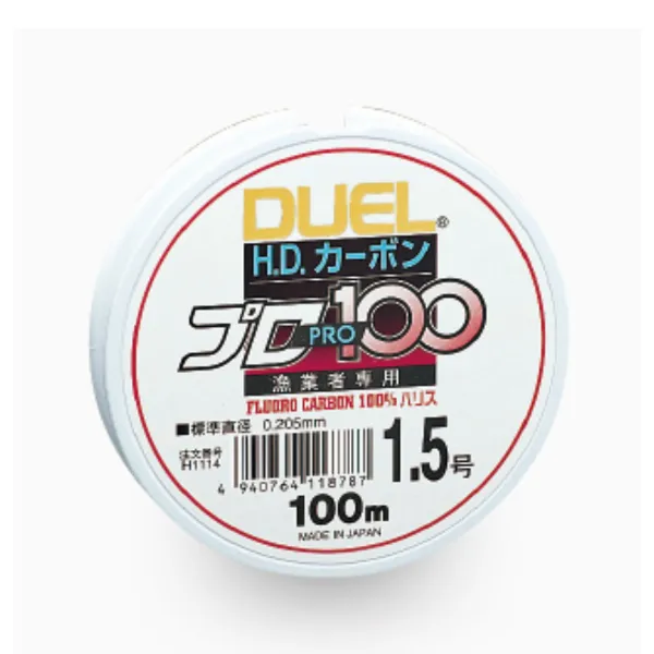 DUEL H.D.CARBON PRO100S FLUORO100% 100m